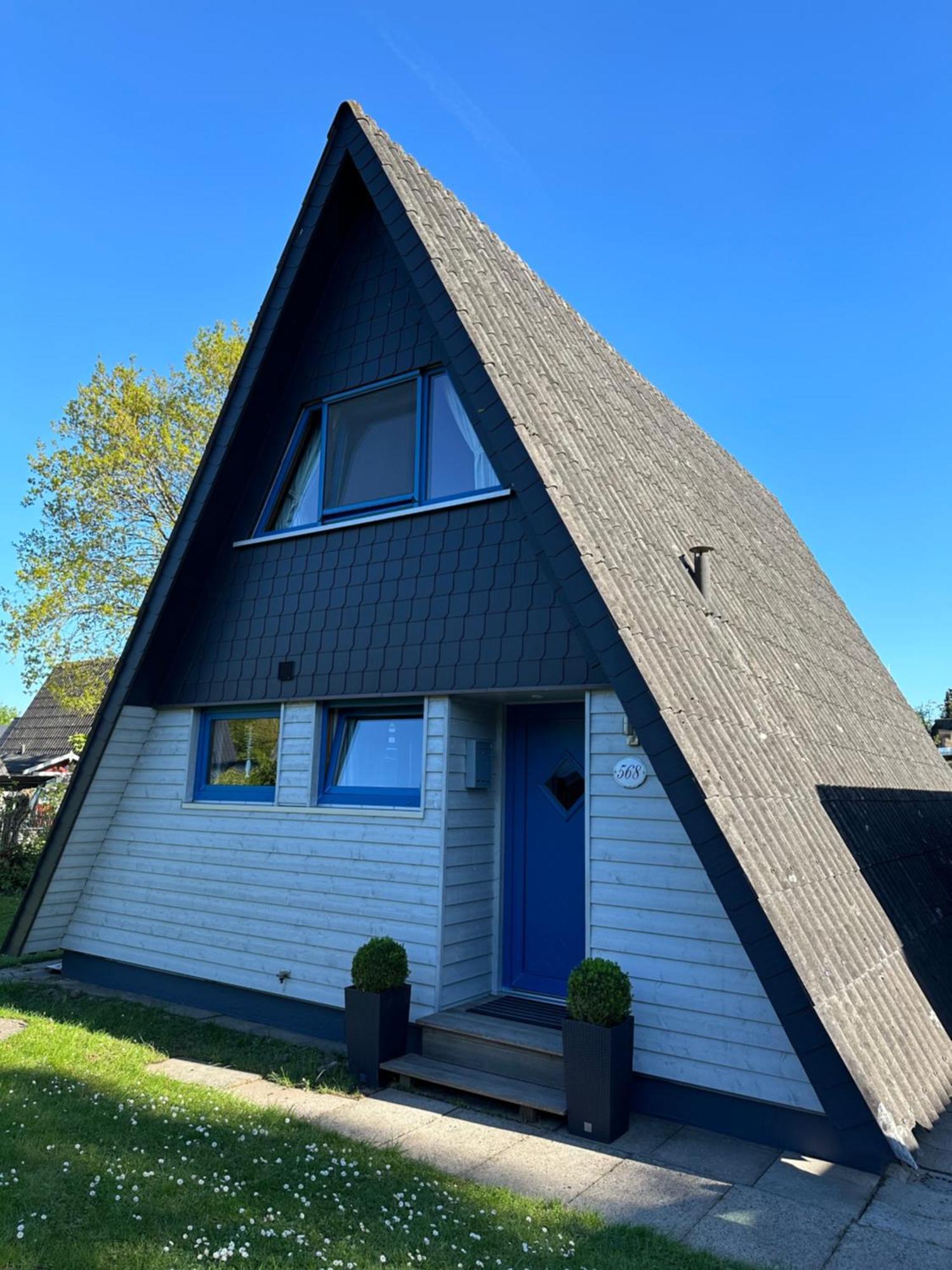 Luett Hus - Zeltdachhaus In Strandnaehe Damp Exterior foto
